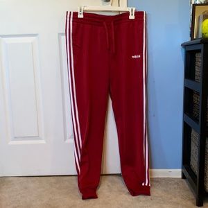 Adidas Red Joggers